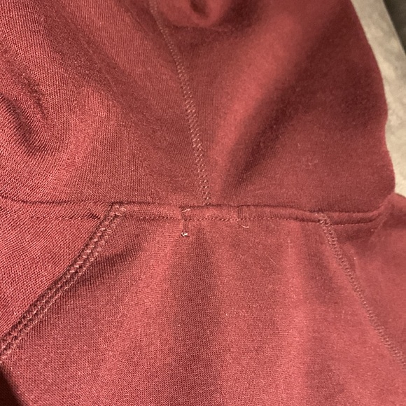 Ardene Burgundy/Wine 3 Owls Hoodie Sweatshirt - size S - Picture 13 of 16